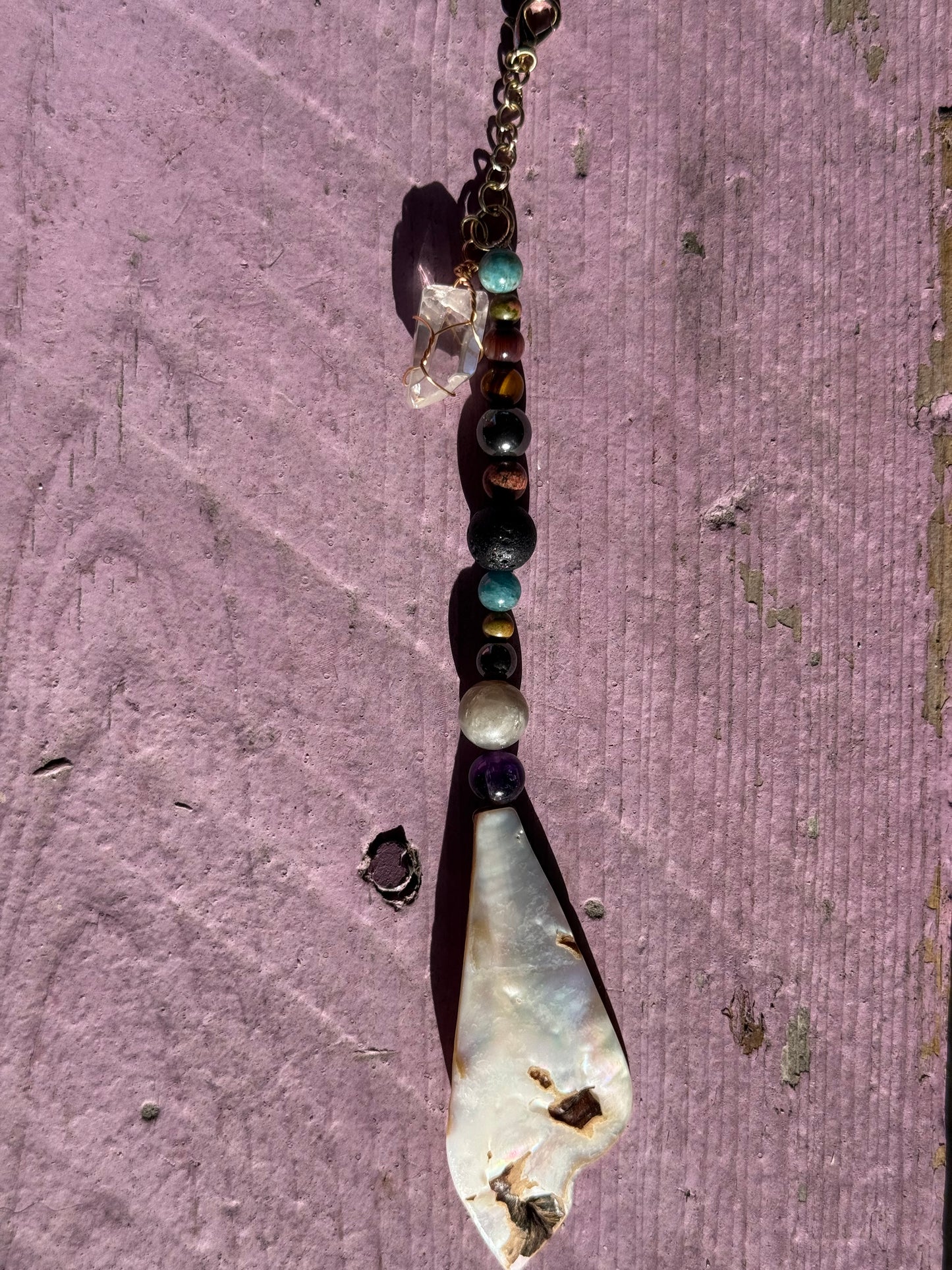Mother of pearl keychains/ bag charms