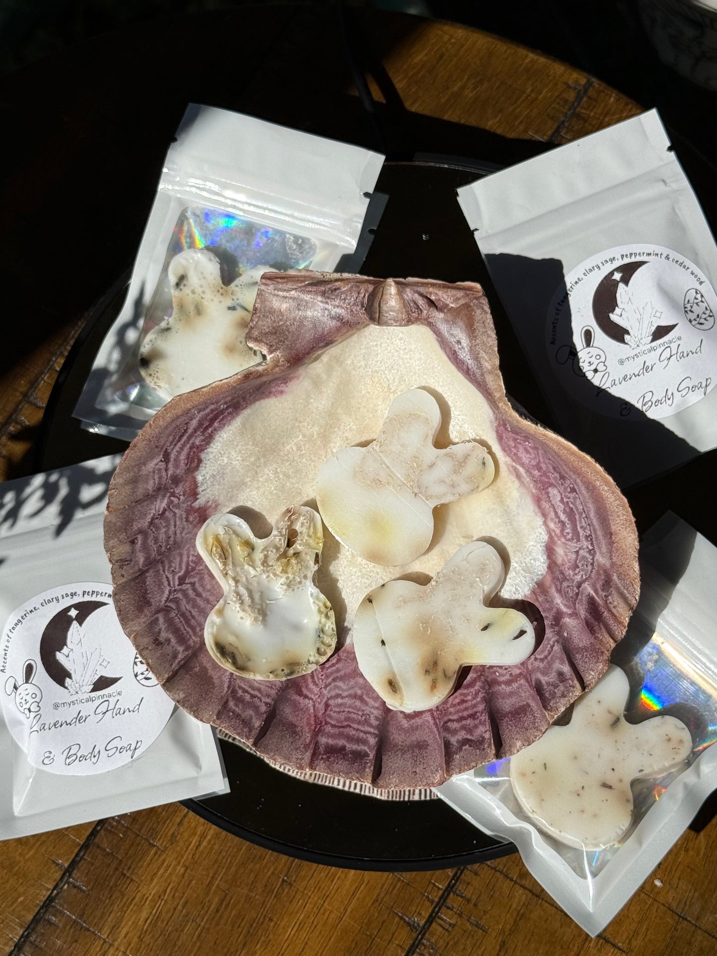 Bunny head shaped soaps