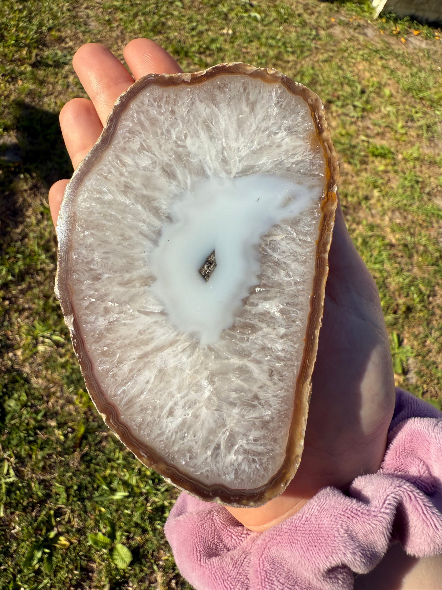 Agate slice