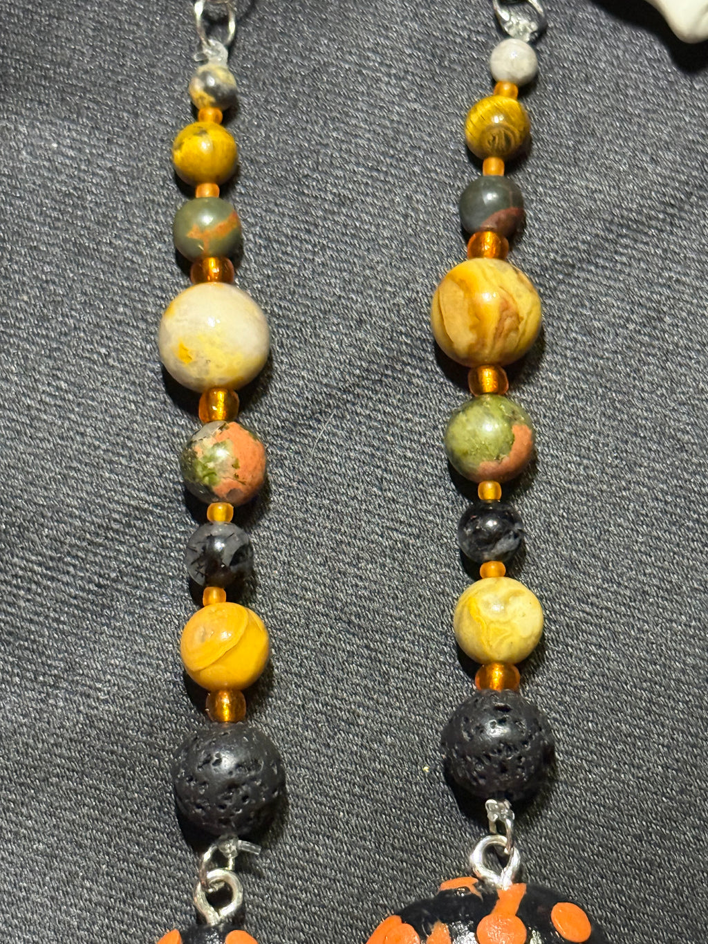 Halloween Mushroom Keychain