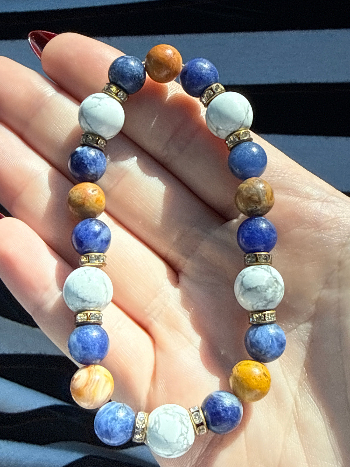 Howlite, Sodalite & Agate