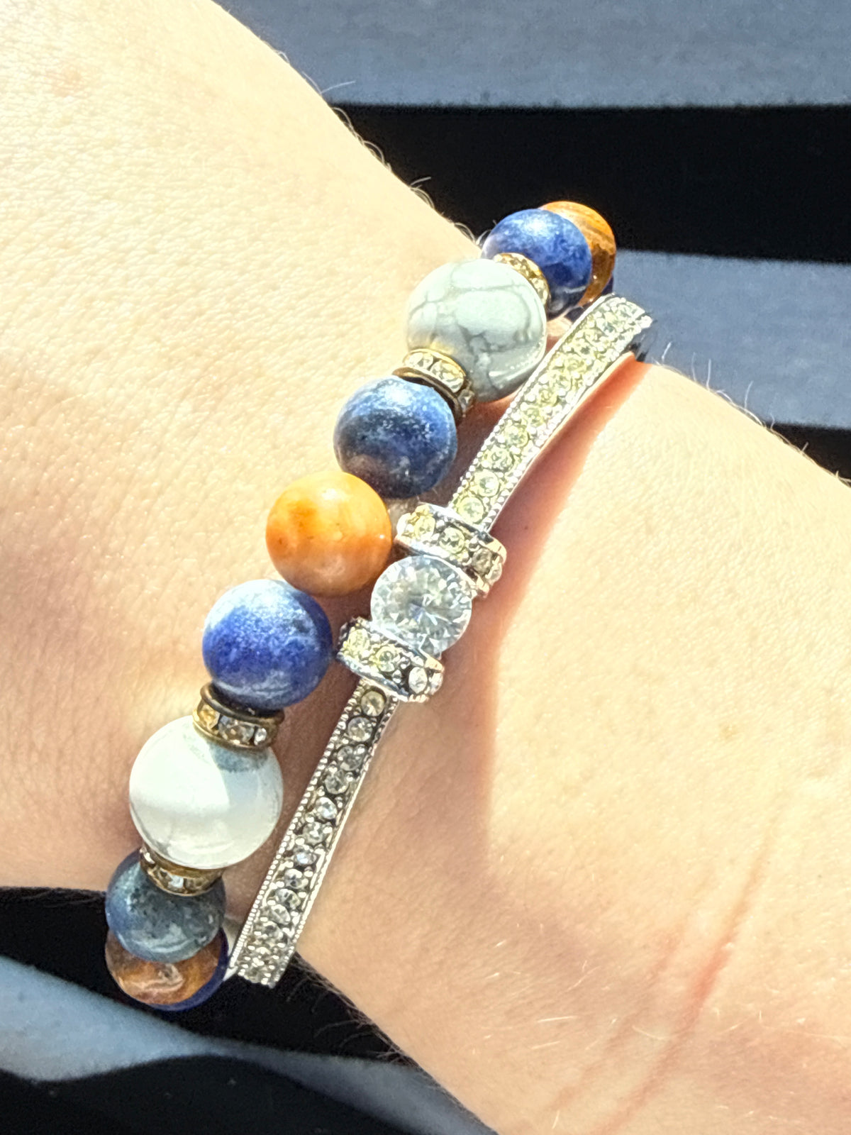 Howlite, Sodalite & Agate