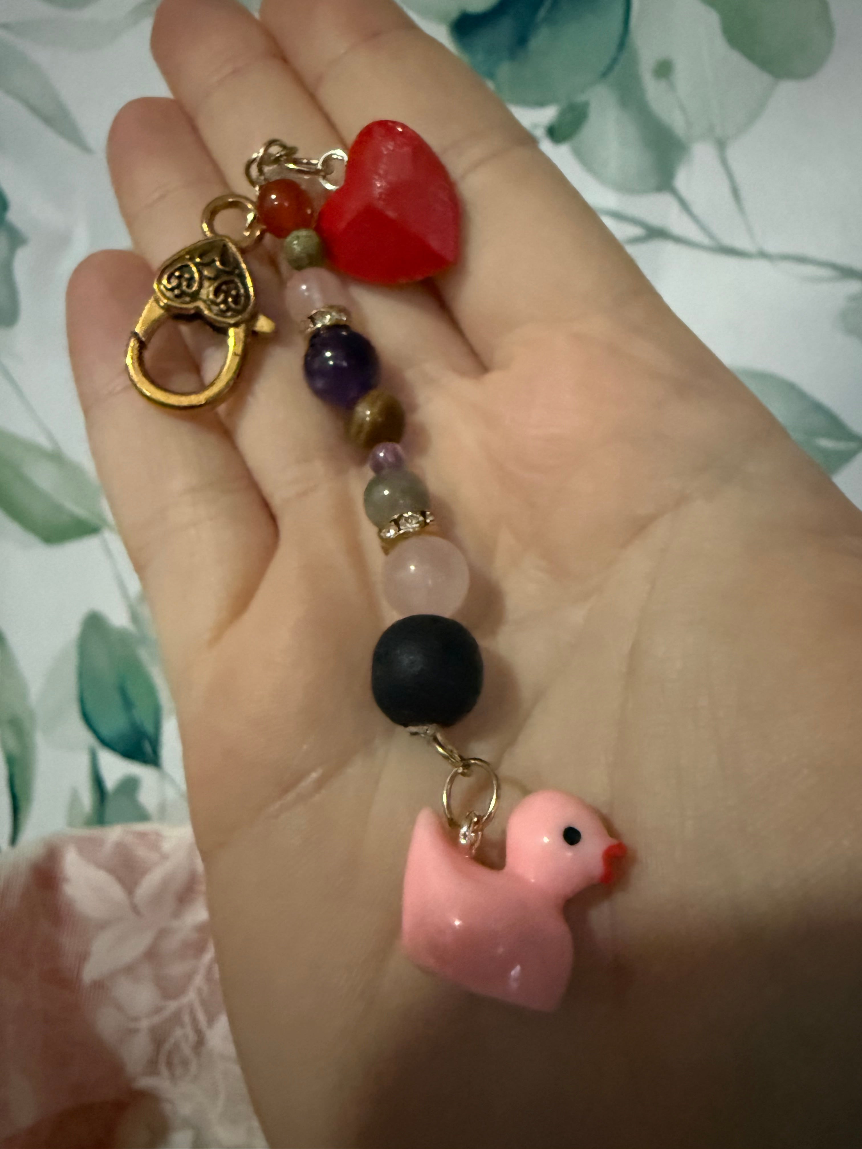 Valentine Duck keychains