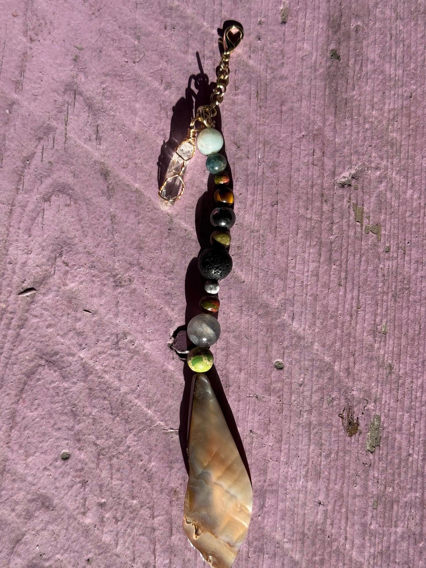 Mother of pearl keychains/ bag charms