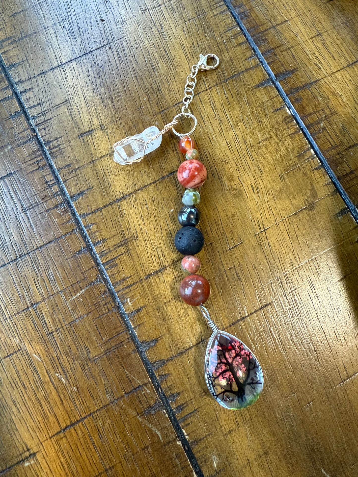 Flower pendant keychains