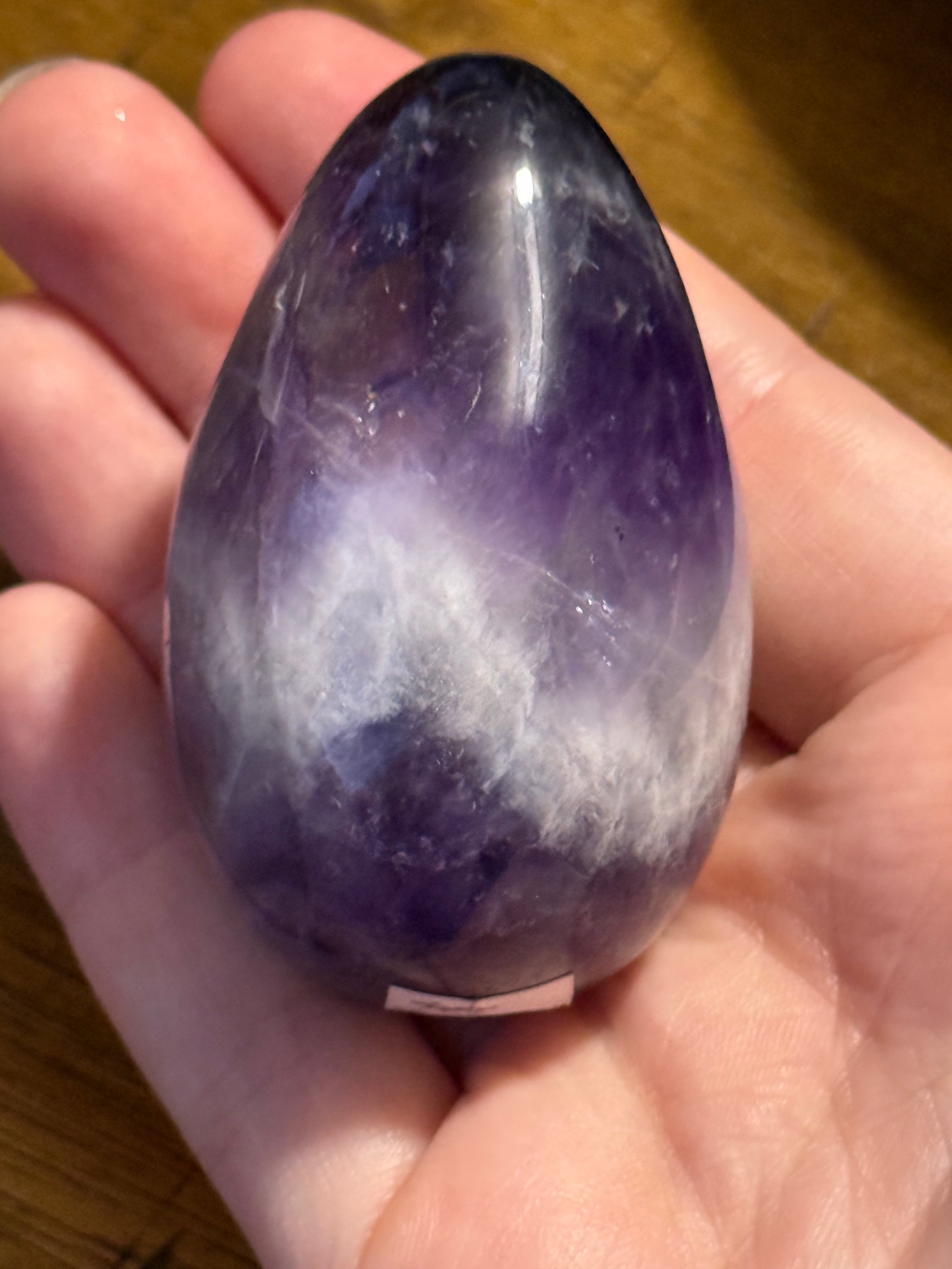 Chevron Amethyst egg