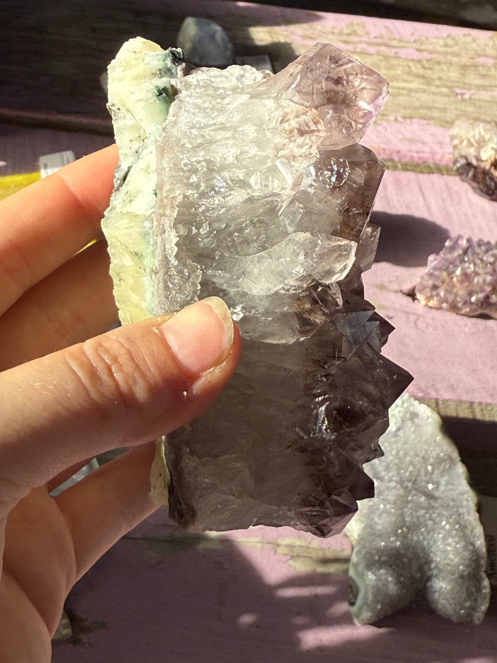 Amethyst cluster "D"