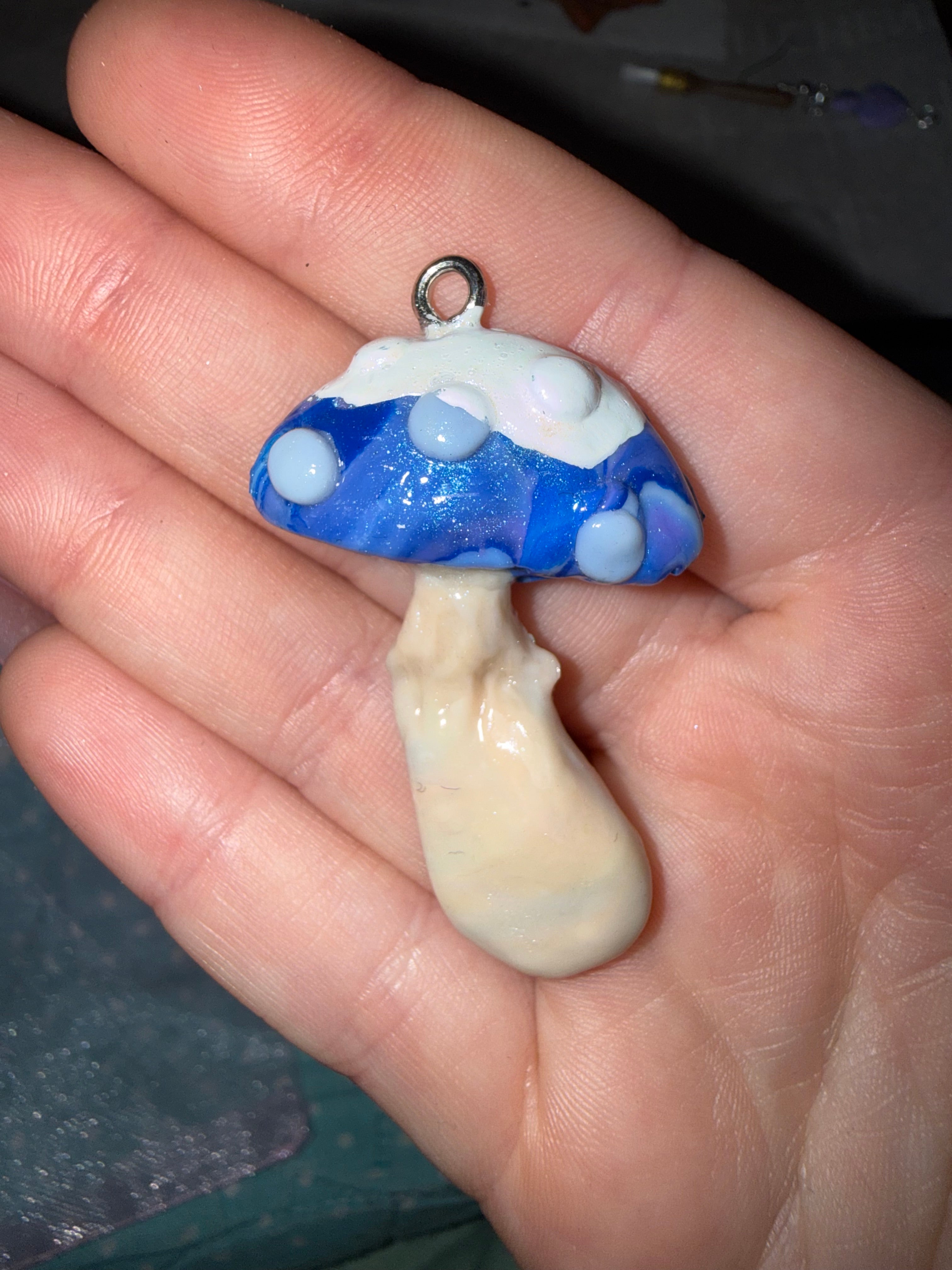 Winter Mushroom Pendants Type A