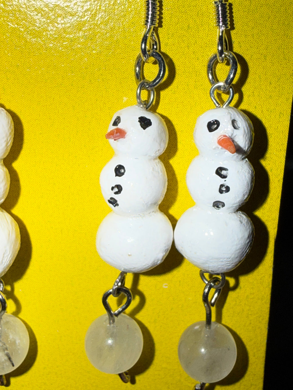 Snowman Earrings