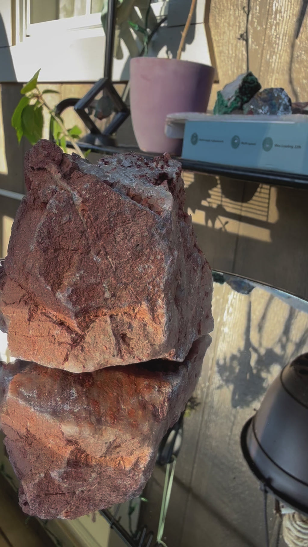 Tangerine Quartz Cluster