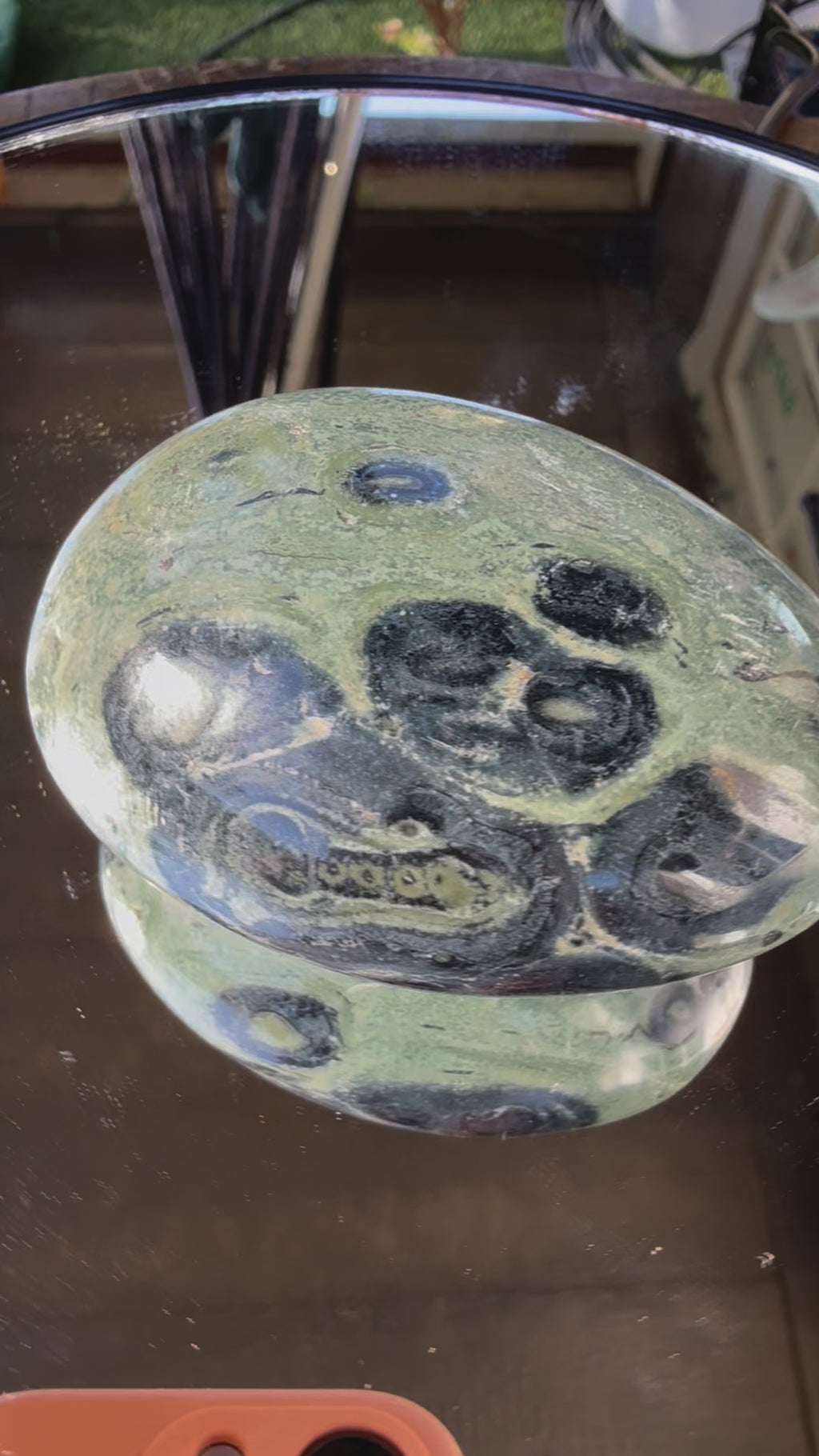 Kambaba Jasper palmstone "B"